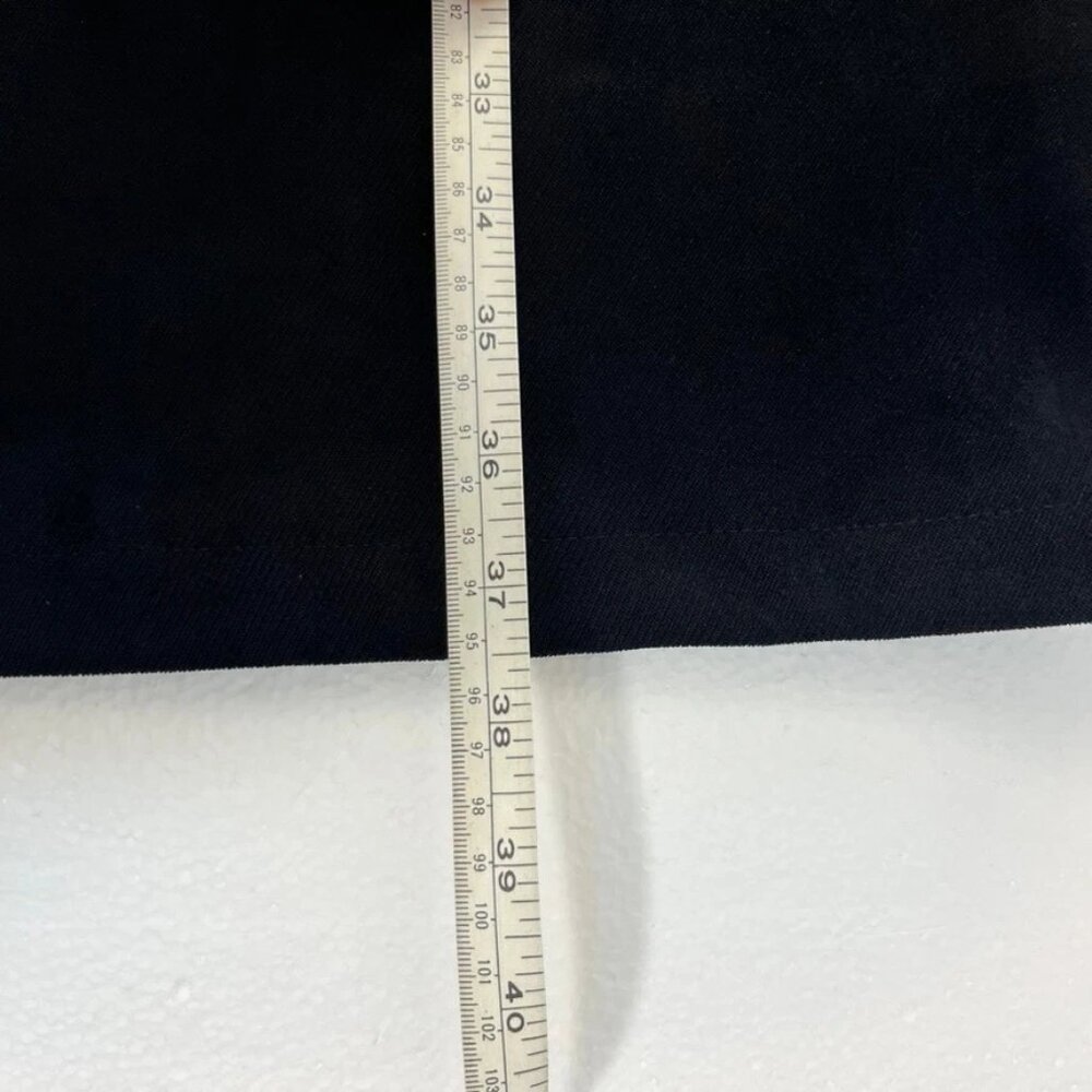 Talbots Black Button-Down Front Midi Layered Dress - image 5